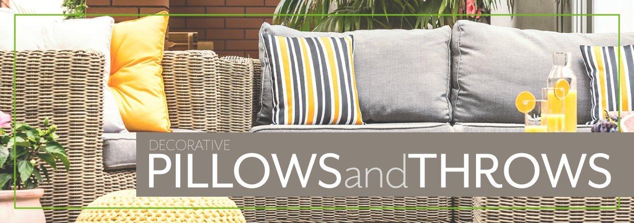 pillows and throws